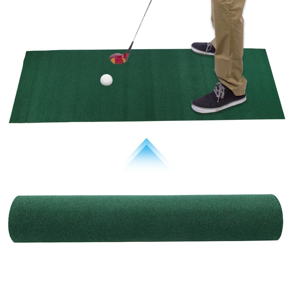 Herwey Golf Training Pad,1x3m Golf Practice Putting Mat Outdoor
