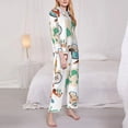 thumbnail image 4 of Ocsxa Women 2 Piece Floral Pajamas Lounge Set Travel1 Loungewear, 4 of 9