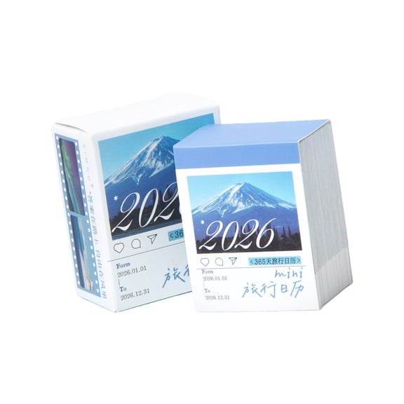 2026 Tearable Desk Calendar 365 Day Daily Calendar Writing Notepads Light Weight Portable For Daily Tasks And Reminders