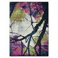 thumbnail image 4 of RUGSOTIC CARPETS MACHINE MADE HEATSET POLYPROPYLENE AREA RUGS - 4'x6', Rectangle Shape, Multicolor Color, Floral Modern Design, High Pile Machine Made Area Rugs for Living Room, Bed Room (M00008), 4 of 5