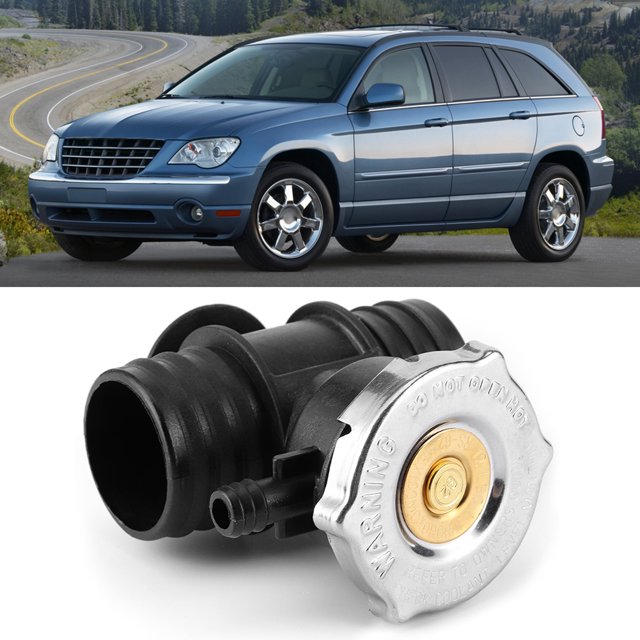 Tapa De Radiador, Cubierta De Tubo De Derivación En T, Liberación Segura A Prueba De Fugas, Reemplazo 55116901AA Para Chrysler 1993-2007 Para Automóvil ANGGREK Otros