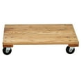 thumbnail image 3 of Vestil Manufacturing HDOS-1624-9-E 16 x 24 in. Economy Solid Hardwood Dolly - 0.9K lbs, 3 of 4