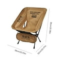 thumbnail image 4 of Silla Plegable para Barbacoa  Acampar Tela Oxford Relajarse Al Aire Libre, 4 of 9