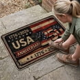 thumbnail image 3 of USA 250th Anniversary Doormat, Patriotic Vintage Front Door Mat with Red White Blue Design, Non-Slip Dirt Trapper for Entryway, 3 of 3