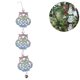 thumbnail image 3 of Espantapájaros de búho reflectante, repelente de aves, herramienta antipájaros colgante con campana para plantas y jardines, 3 of 8