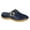 Navy, variant on Mod Comfys Womens Softie Leather Mules