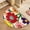B, variant on Fmbmuo Semicircular Entryway Rug Waterproof Multicolor Floral indoor/Outdoor Decorations, Absorbent Non-Slip Art Deco Floor Mats 16 x 24 inch