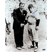 Yogi Berra with Babe Ruth Hand-Signed 8 x 10 Photograph