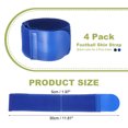 thumbnail image 2 of Soccer Shin Guard Strap Polypropylene Anti Slip Shin Fixed Straps Ankle Guards Fit for Football Cycling Black/Blue, 2 of 7