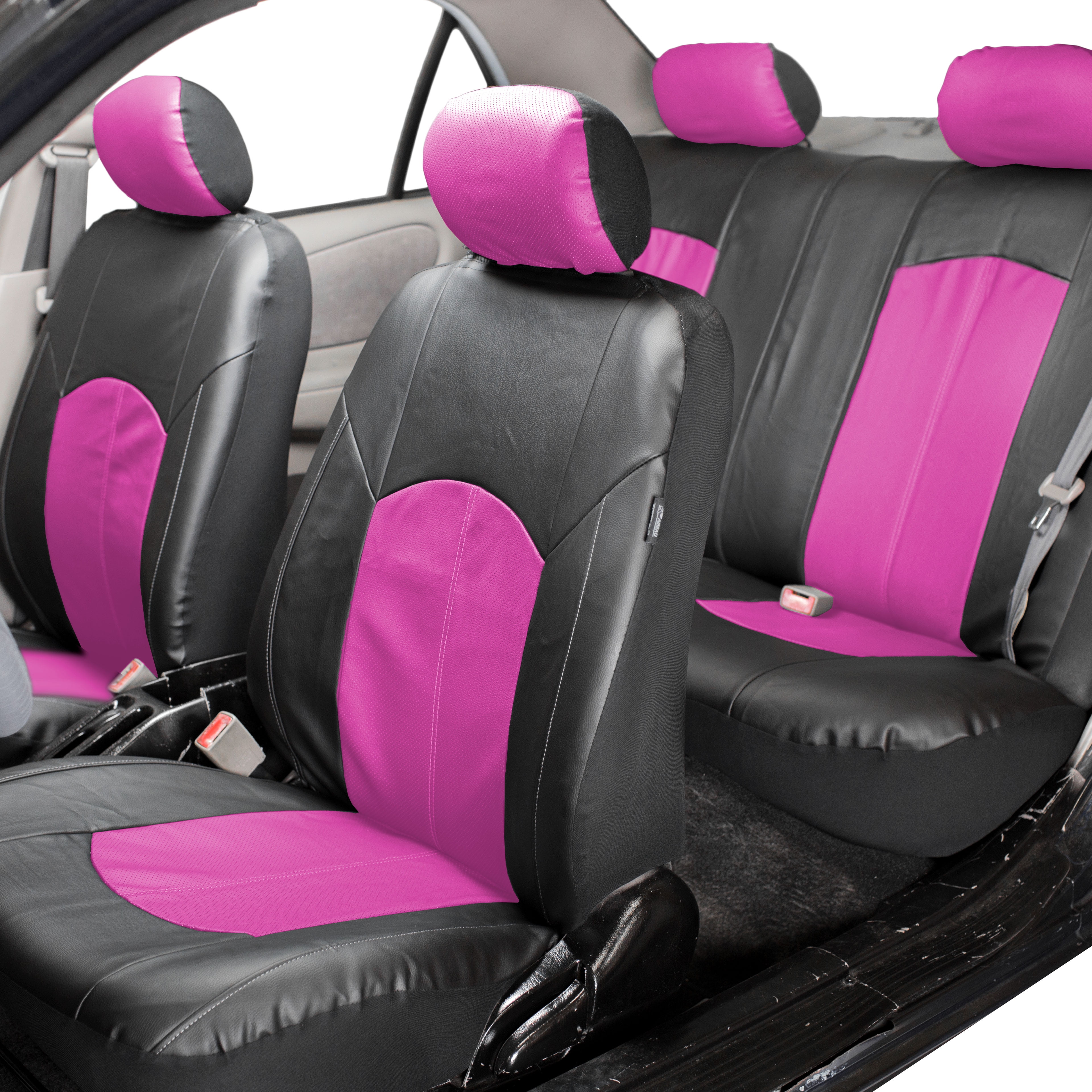 pink seat covers walmart