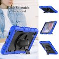 thumbnail image 6 of For Samsung Galaxy Tab A7 Lite Case 8.7 inch, 360 Rotating Shockproof Cover with Stand, Screen Protector, Shoulder Strap (2021, SM-T220/T225/T227), Blue, 6 of 7