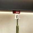 thumbnail image 1 of Oefntac Toothbrush Storage Rack with Plastic Base Detachable Bathroom Organizer Adhesive Wall Mounted Supplies Holder for Home, 1 of 6