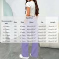 thumbnail image 3 of Nekdswn Boys Cargo Sweatpants 4‑15 Years Kids Fleece Lined Wide Leg Loose Pants Casual Elastic Drawstring Adjustable Cuff Trousers, 3 of 8