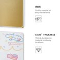 thumbnail image 3 of Cuadro colgante de hojalata de Cinnamoroll, pintura de pared de hierro, fondo de pared para el hogar, dormitorio, arte decorativo para colgar en la pared, 30 x 20 cm, 3 of 4