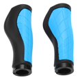 thumbnail image 3 of 1 par/set de empuñaduras para manillar de bicicleta con aleación de doble bloqueo, mango antideslizante para ciclismo, color azul y negro, 3 of 10