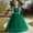 Green, variant on Flower Girl Dress Kids Short Sleeves Red Girls Fall Winter Dresses Girls Formal Dresses Girls Christmas Dress 10-12 year