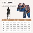 thumbnail image 4 of Lsque Night Sky Turtle Pattern Long Sleeve Pajama Set for Women - Soft 2-Piece Sleepwear and Loungewear Set with Pockets, Comfy Nightwear-X-Large, 4 of 7