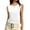 White, variant on Zeagoo Womens Summer Tops Casual Going Out Tops Slim Fit Sleeveless Crop Basic Tops Crew Neck Tight Y2k Tops 2025