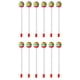 thumbnail image 1 of 12 Piezas de Palitos de Mazo de Tambor de Piruleta, Martillo Redondo de ArcoíRis, Palillos de PercusióN, para NiñOs, Juguete Musical de Mazo para NiñOs, 1 of 10