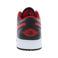 thumbnail image 3 of Nike Air Jordan 1 Low GS Boys Shoes Size 5, Color: Black/Fire Red/White, 3 of 4