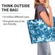 thumbnail image 2 of Disketp Blue Tie Dye Bolsa Tote Estampada para Mujer, Bolso de Hombro y de Mano para Compras y Viajes, 2 of 8