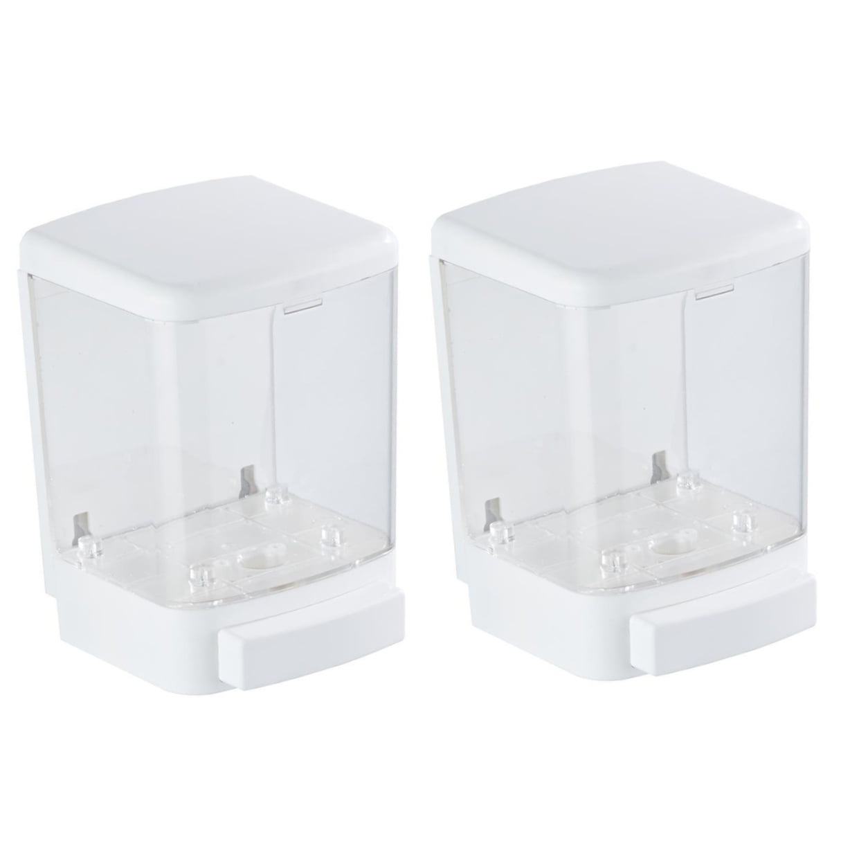 2pcs Hand Dispenser Foaming Manual Soap Dispenser Wall Mount Soap Despenser