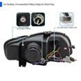thumbnail image 4 of Spec-D Tuning 2LHP-A406JM-8V2-TM Projecteur Style R8 avec Signal LED pour 06 à 08 Audi A4, Noir - 10 x 21 x 27 Po, 4 of 5