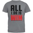 thumbnail image 1 of All I Do Is Win Storm Grey Adult T-Shirt, 1 of 1