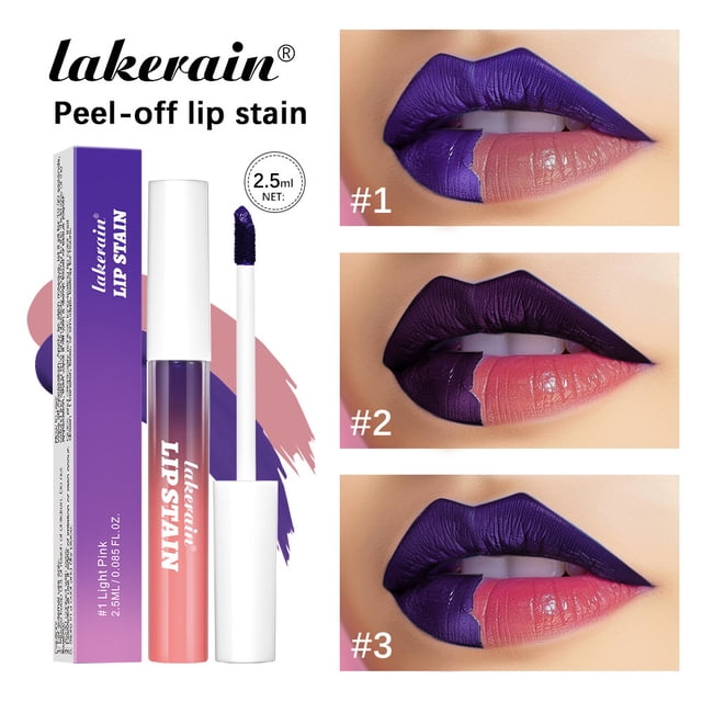 Tinte metálico para labios, lápiz labial líquido, resistente al agua, duradero, sin decoloración