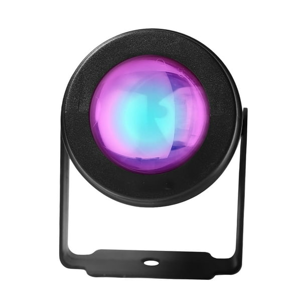 Lámpara de proyección de , 360 ° rotativa romántica luz de noche Iris carga USB moderno Pie de piezaza lámpara de proyección de arcoíris
