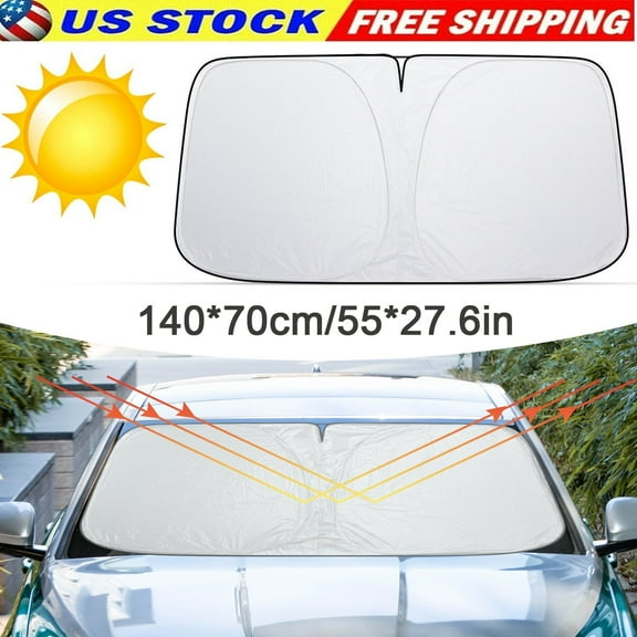 Elegant Choise Fit Toyota Foldable Car Windshield Sun Shade Shield Cover Visor UV Heat Block