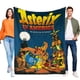 thumbnail image 1 of Astérix y Obélix: La Gran Batalla anti-pilling, suave, ligera, esponjosa y acogedora de lujo para hogar y cocina – Perfecta para niños y adultos,200X150cm, 1 of 6