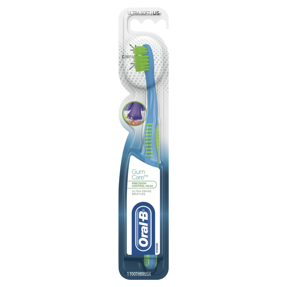 OralB ProHealth Gum Care Manual Toothbrush, Ultra Soft Bristles, 1