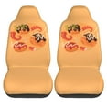 thumbnail image 2 of XMXT 2Pcs Car Seat Cover Decor Protector, Cartoon Takoyaki Print Front Seat Covers for Cars SUVs, Universal Fit, 2 of 9