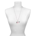 thumbnail image 3 of Delight Jewelry Silvertone Golf Club Bag - Purple Heart Nurse Strong Zoe Necklace, 3 of 4