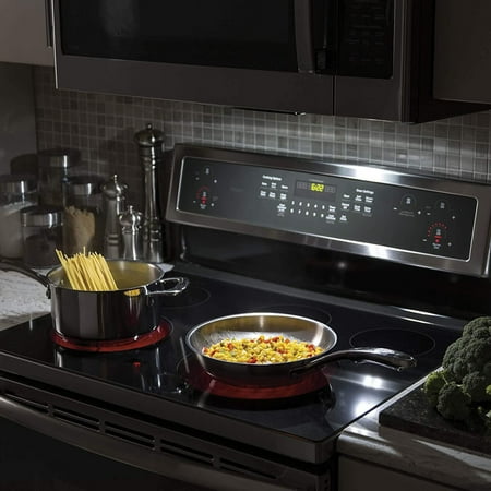 GE Profile - 2.1 cu. ft. Sensor Over-the-Range Microwave - Stainless steel