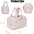 thumbnail image 2 of 4-in-1 Cloud Carry Bag, Dry and Wet Separation, Large Capacity Waterproof with Handle for Makeup, Skincare, and Essentials, 2 of 6