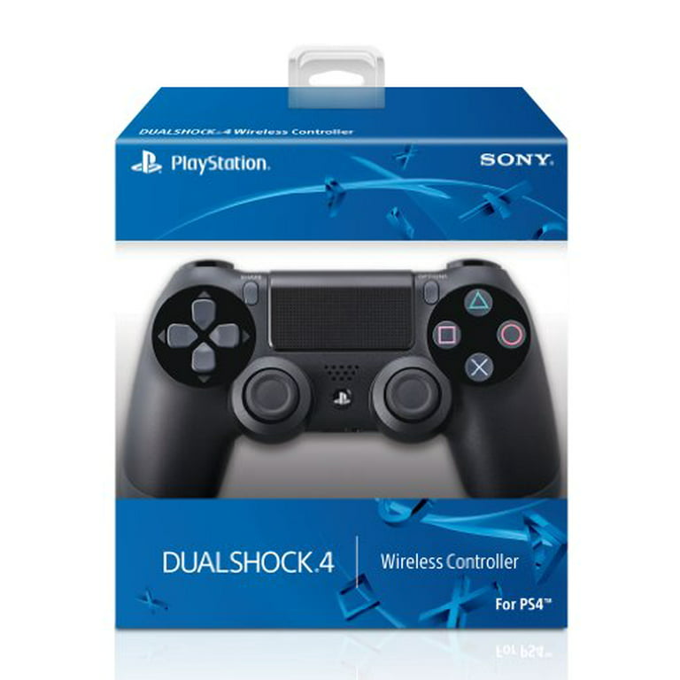 Positiv pølse Udseende Sony DualShock 4 Wireless Controller for PlayStation 4 - Jet Black (Old  Model) - Walmart.com