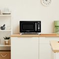 thumbnail image 6 of Mid-Century Retro Countertop Microwave Oven - Large 900-Watt - 0.9 cu ft - 8 Pre-Programmed Cooking Settings - Digital Clock - Kitchen Appliances - Black, 6 of 6
