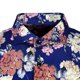 thumbnail image 4 of Camisas De Mezclilla Para Hombre Camisa casual de vacaciones en la playa estampada para hombre (Purple, M), 4 of 5