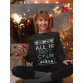 thumbnail image 4 of Tstars Women's Funny Christmas SweatShirts – Quarantine Christmas Design, 4 of 5
