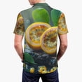 thumbnail image 6 of Cauagu Fresh Passion Fruit Still Life Print Men's Polo Shirts, Short-Sleeve Polo Shirts for Men Performance Golf Shirt Athletic Casual Collared T-Shirt-Large, 6 of 8