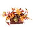 thumbnail image 1 of Boston International WDC18679 Feuilles d'Érable Paysage de Table d'Automne - Multicolore - 12 x 5 x 9 Po., 1 of 1