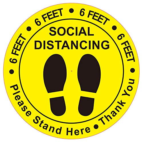 VARIOUS DESIGNS & SIZES NON-SLIP 19COVID SOCIAL DISTANCING Details about   FLOOR STICKERS 