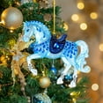 thumbnail image 3 of Acrylic 2D Flat Christmas Trailer Ornament Decor Hanging Pendant for Tree Mantel Decoration(O), 3 of 5