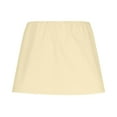 thumbnail image 6 of Arnsht Womens Summer Solid Color Cotton Linen Skirts Casual Cute A-Line Mini Skirts with Ruffle Inner Waistband Beige XL, 6 of 7