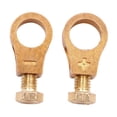 thumbnail image 6 of Universal Brass Battery Terminal Connector Clamps with Bolts Shims for Vehicles, 6 of 8