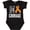 AB-Black, variant on Inktastic Lost my Leg Not my Courage Limb Loss Awareness Orange Ribbon Boys or Girls Baby Bodysuit