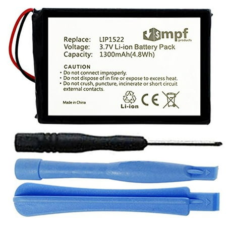 MPF Products 1300mAh LIP1523 LIP1522 Battery Replacement Compatible with Sony Playstation 4 PS4 Dualshock 4 Wireless Controller (CUH-ZCT2 and CUH-ZCT2U - 2016 and Newer Models Only) MPF Products 1300mAh LIP1523 LIP1522 Battery Replacement Compatible with Sony Playstation 4 PS4 Dualshock 4 Wireless Controller (CUH-ZCT2 and CUH-ZCT2U - 2016 and Newer Models Only)