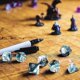 thumbnail image 4 of Juego de dados poliédricos QUANZHOUTIANDI 7 piezas Dnd Pathfinder Rpg, 4 of 5